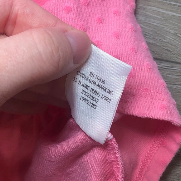 Janie And Jack Swiss Dot Rose Pink Dress Baby Girls Size 0-3 Months - Picture 6 of 7
